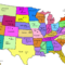 Clipart United States Map With Capitals And State Names